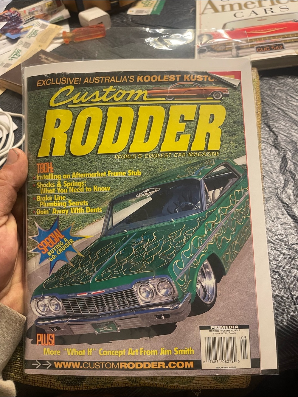Custom Rodder Magazine Aftermarket Frame Stub May 2002 031918nonrh